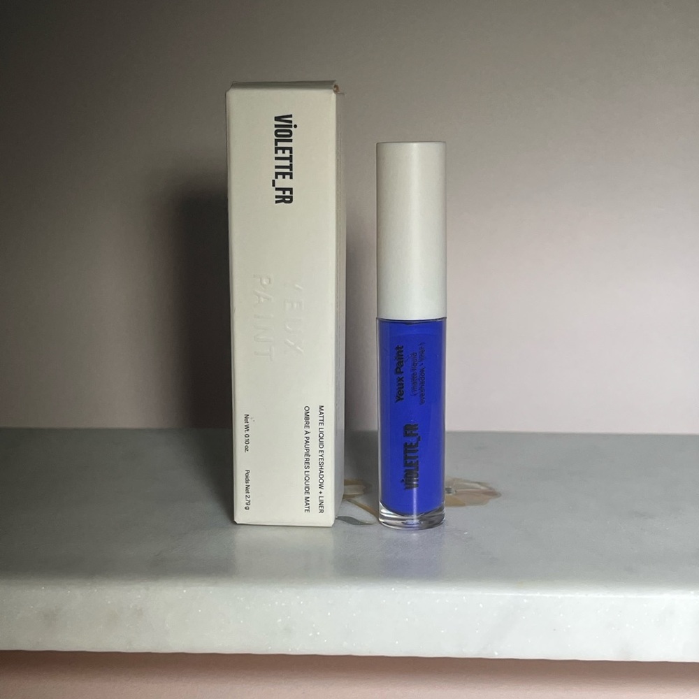 Violette_FR Yeux Paint Liquid Eyeshadow and Eyeliner in Dieu Bleu 🌀
